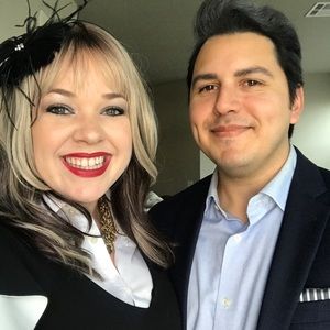 Blonde with brown wig, faux hair